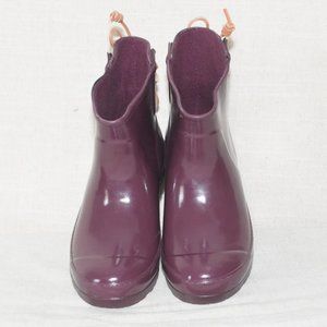 Sperry Walker Turf Rain Women Boots Grape US 6M New without box